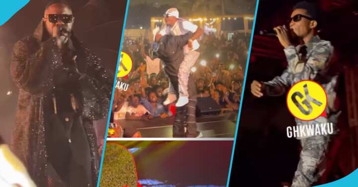 Shatta Wale And Other Musicians Light Up Stage At Medikal's Concert